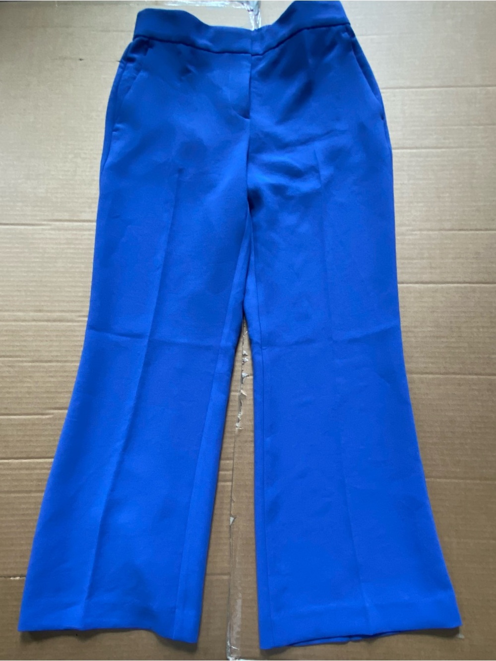 Ann Taylor Cobalt Wide-Leg Dress Pants